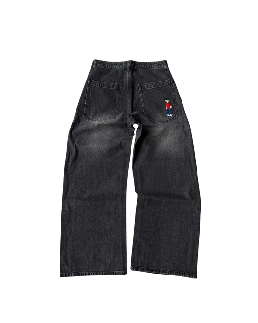 Black Baggy Denim v1