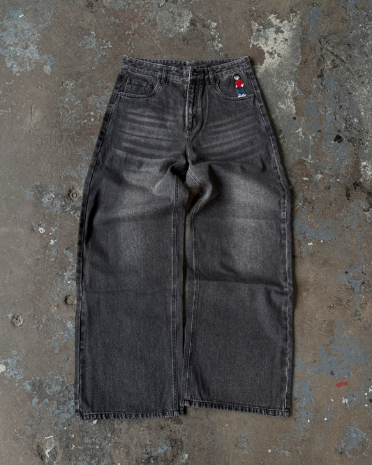 Black Baggy Denim v1