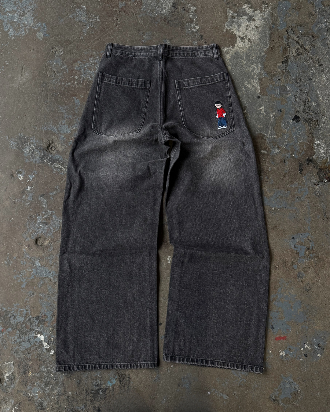 Black Baggy Denim v1