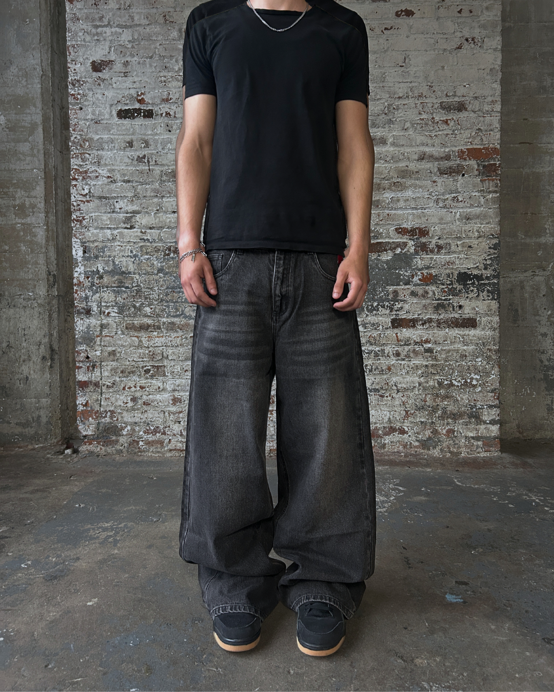 Black Baggy Denim v1