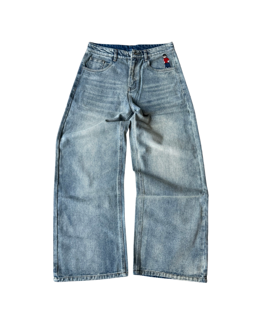 Blue Baggy Denim v1