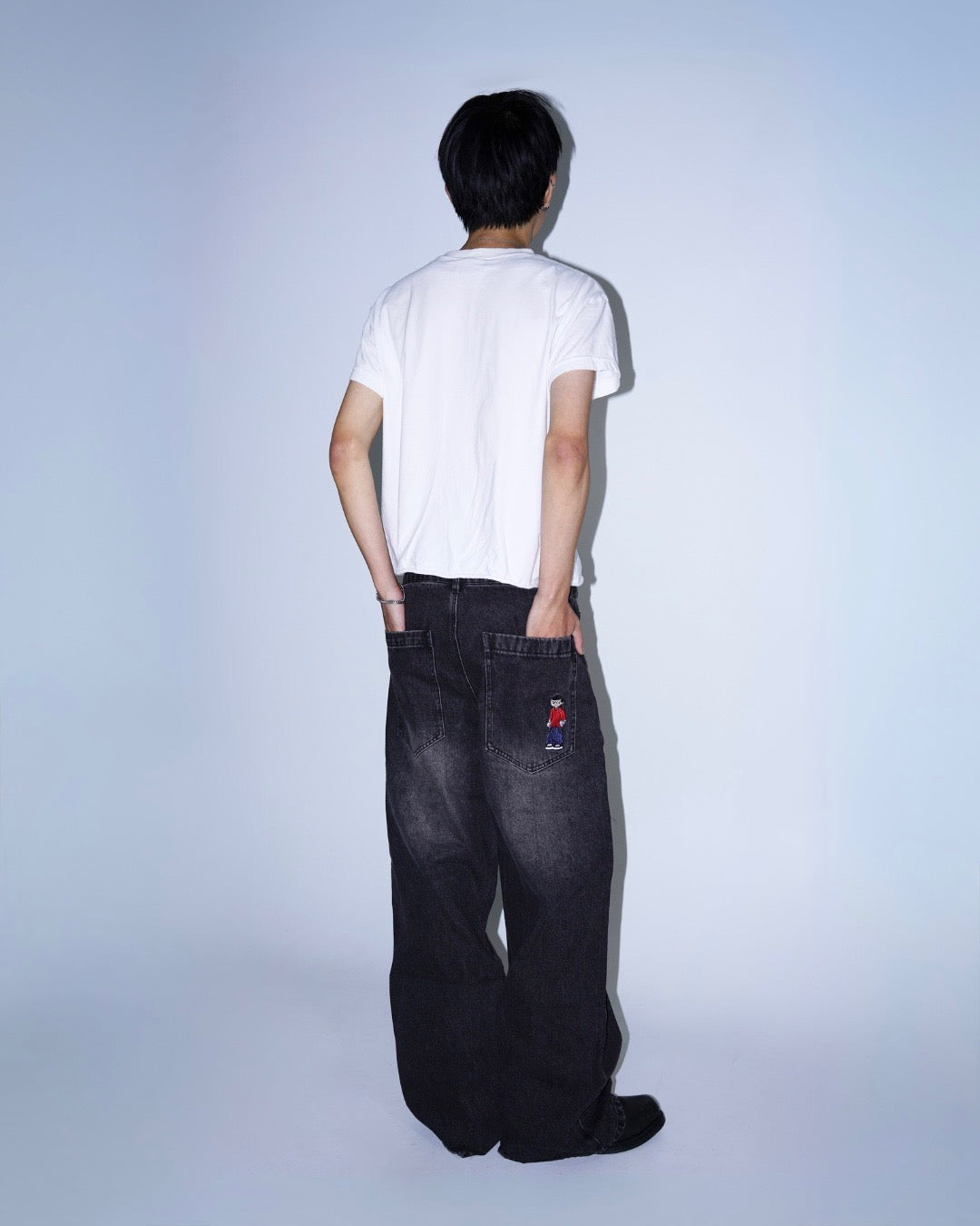 Black Baggy Denim v1